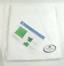 LS Studio 6 x 9" Muslin Photo Backdrop Screen WHITE - New