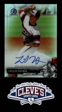 2017 BOWMAN CHROME AUTO LINCOLN HENZMAN 238/499 REFRACTOR White Sox