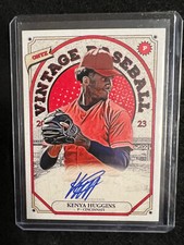 2023 Onyx Vintage Baseball Kenya Huggins Auto #VAKH Cincinnati Reds