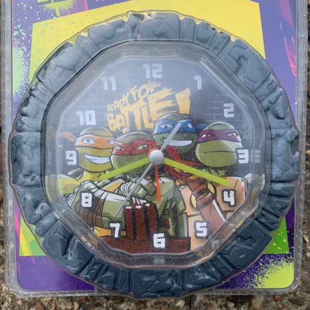 2013 TEENAGE MUTANT NINJA TURTLES NICKELODEON ALARM CLOCK, NEW NOS eBay