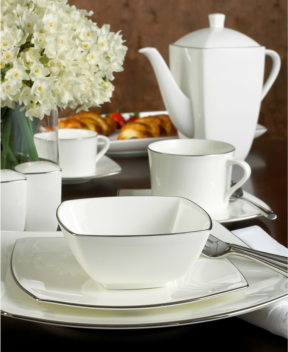 Mikasa Couture Platinum Dinnerware 4-Piece Set - 8 Settings - MSRP