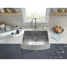 American Standard Suffolk Farmhouse Apron Front 30" x 22" SS Kitchen Sink