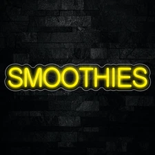 Smoothies LED Neon Sign 27"L x 5"H #32731
