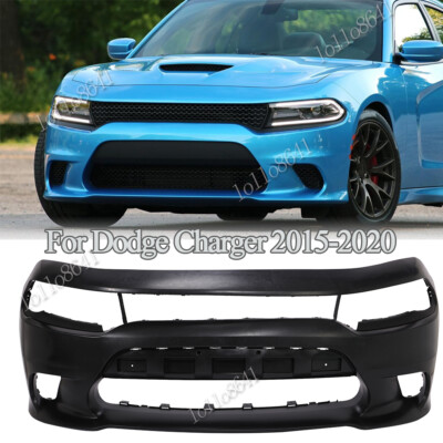Front Bumper Cover Fascia for 2015-2023 Dodge Charger SE GT SXT w/ Hood Scoop