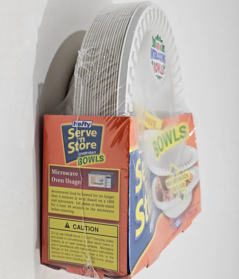 Cuencos entrelazados blancos de 24 oz para servir en tienda nuevos Foto 4 de 4