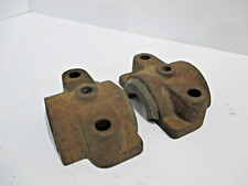 ORIGINAL ASSOCIATED CRANKSHAFT MAIN BEARINGS CAPS PART#ABK HIT MISS GAS ENGINE