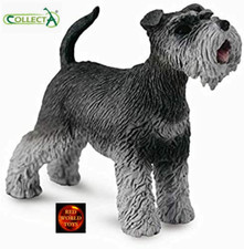 Schnauzer Dog Toy Model Figure by CollectA 88752 Cake Topper Brand New