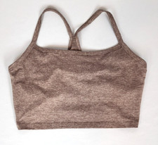 Offline by Aerie Womens Size XL Brown Ombre Polyester Blend Racerback Sports Bra