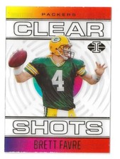 2021 Panini Football Illusions Bret Farve Clear Shots