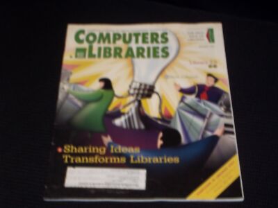 2007 JANUARY COMPUTER LIBRARIES MAGAZINE - SHARING IDEAS FRONT COVER - E 2119