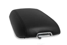 Center Console Lid Armrest Cover PVC Leather for Kia Sorento 14-20 Black