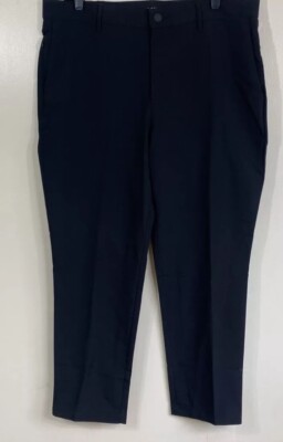 Banana Republic Medium Black Polyester Stretch Mens Golf Pants  36 x 30