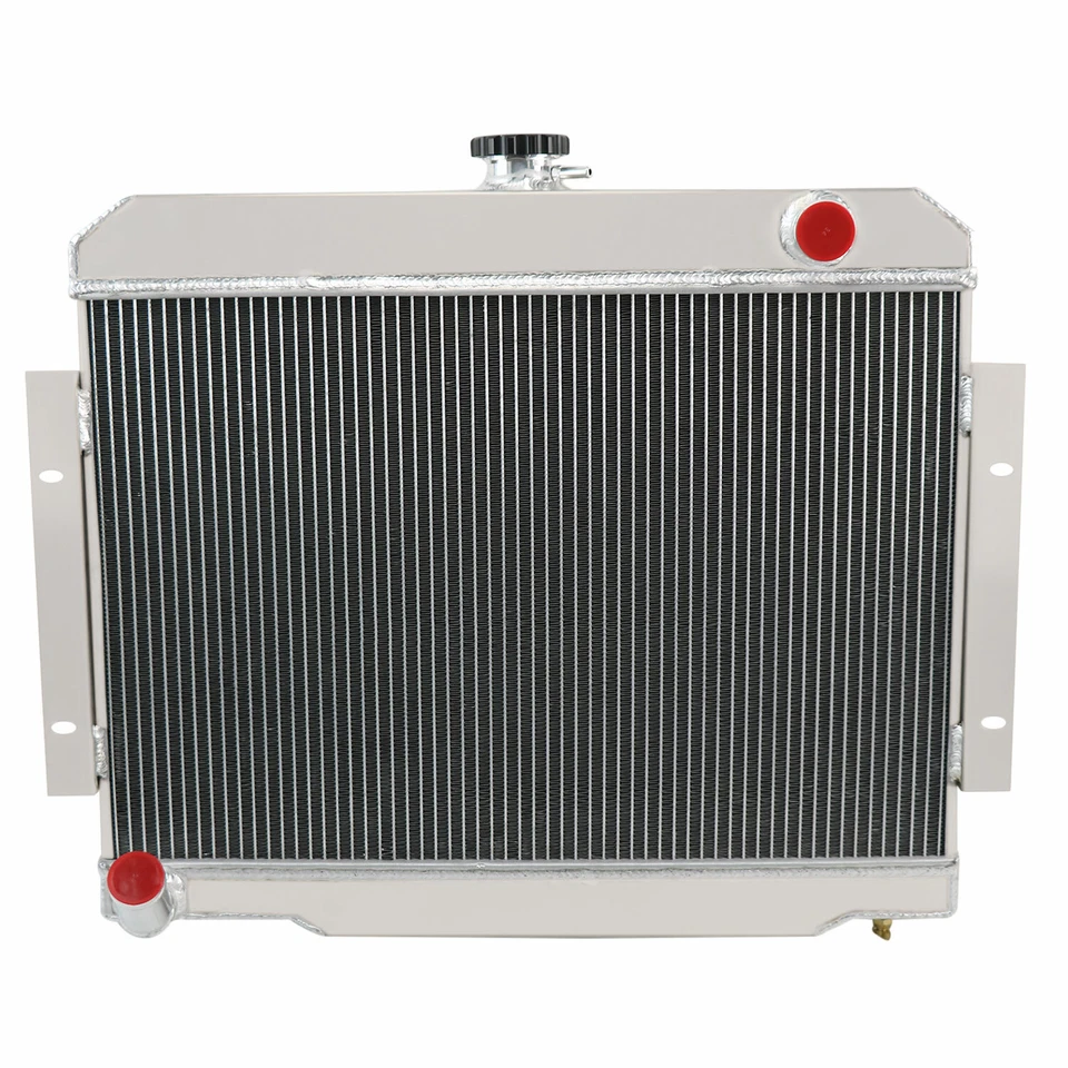 4 Row Radiator+Shroud Fan For 1972-1986 1976 1978 Jeep CJ CJ5 CJ6 CJ7/ Scrambler — 第 3/4 张图片