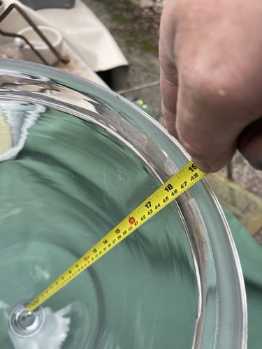 Antico vaso campana cupola cloche vetro alto 20 1/2" scienza farmacia perfette condizioni - Foto 6 di 8