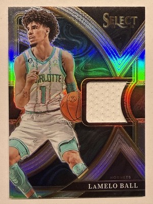 2022-23 Panini Select - Selective Swatches LaMelo Ball #SS-LM (MEM) Game Worn