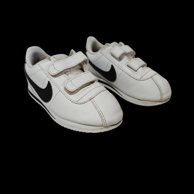 Nike Cortez Basic Slip On White/Black Shoes Sneaker 904769 102 Toddler Size 10C