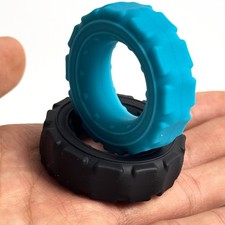 Male Silicone Rings Ball Stretcher Tire-Shape Delay Time Role Playing