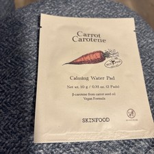 SkinFood Carrot Carotene Calming Water Pad 0.35 oz (10 g) 1 Pack