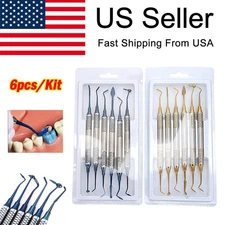 Dental Composite Non Stick Filling Instrument Kits Titanium Coated Restorative
