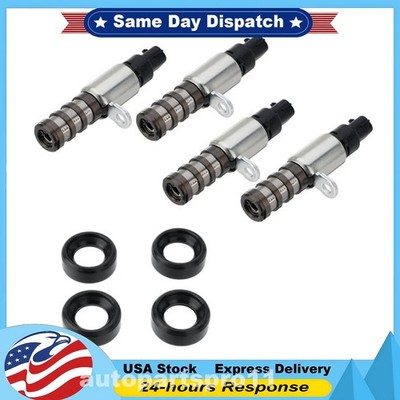 4X Camshaft Timing Solenoid Valve VCT VVT For Ford F-150 Lincoln 17-24 3.5L 5.0L