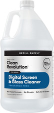 Pro Digital Screen and Glass Cleaner, Spray and Wipe TV Screens, Computers, Mirr