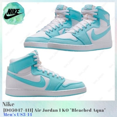 Nike Air Jordan 1 KO Bleached Aqua DO5047-411 Men's US3-14 NEW