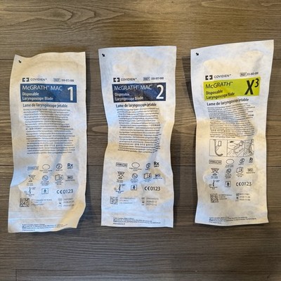 *Lot of 3* McGrath MAC1, one MAC2, and one X3