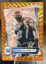 2025 Topps Chrome WWE - Luke Gallows #155 Orange Geometric /25