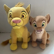 Lion King Simba 14” Nala 10” Disney Plush
