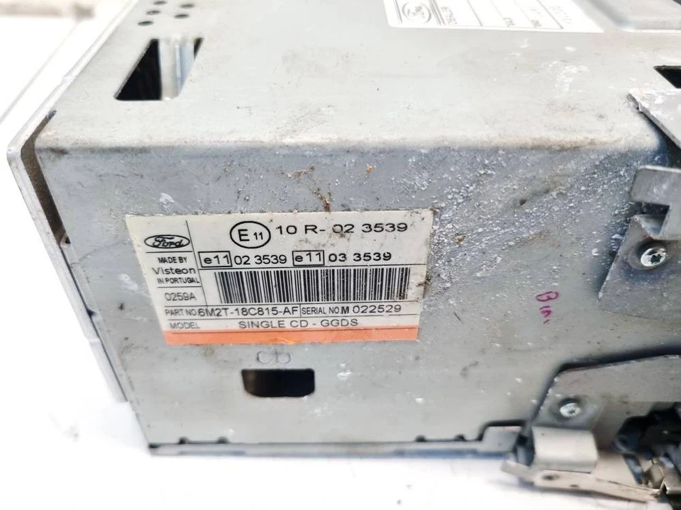 Ford Galaxy 2006 Autoradio 6M2T18C815AF, 6M2T-18C815-AF 10R023539 #2401945-35 - Bild 3 von 4