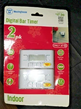 Value Pack TWO Westinghouse 2-Outlet Digital Bar Timer - Programs Repeat Daily