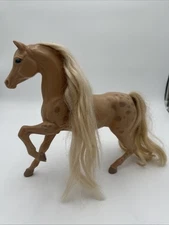 Vintage 1990 Mattel Western Fun Barbie Spotted Sun Runner Horse Long Mane Tail