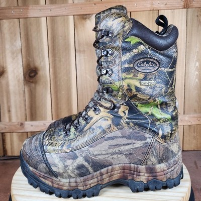Cabela's Predator Extreme Hunting Boots Mens 8 Mossy Oak Dry-Plus Thinsulate