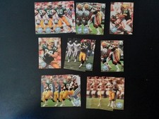1991 Pro Set Platinum Green Bay Packers- 16 Card Lot- Majkowski, Paup, West