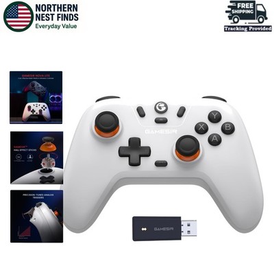 Ergonomic Nova Lite Bluetooth Gamepad with Hall Effect Triggers & Turbo Function
