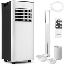 Image of 9000 BTU Portable AC 4-In-1 Air Conditioner with Dry & Fan Mode 24 H Timer