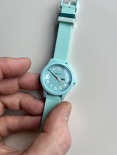 Lacoste Silicone Sports Women Watch LC.102.9.47.2811 Aquamarine Blue New Battery