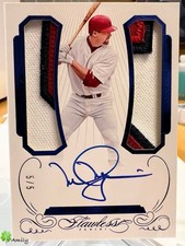 2016 Panini Flawless Baseball Mark McGwire G-W Triple Colors  Patch Auto  (5/5)