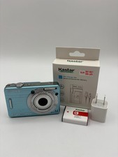 Sony Cyber-Shot DSC-W55 7.2MP Digital Camera Blue w/3x Zoom Bundle RARE