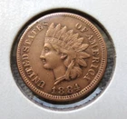 1884 Indian Head Cent Extremely Fine