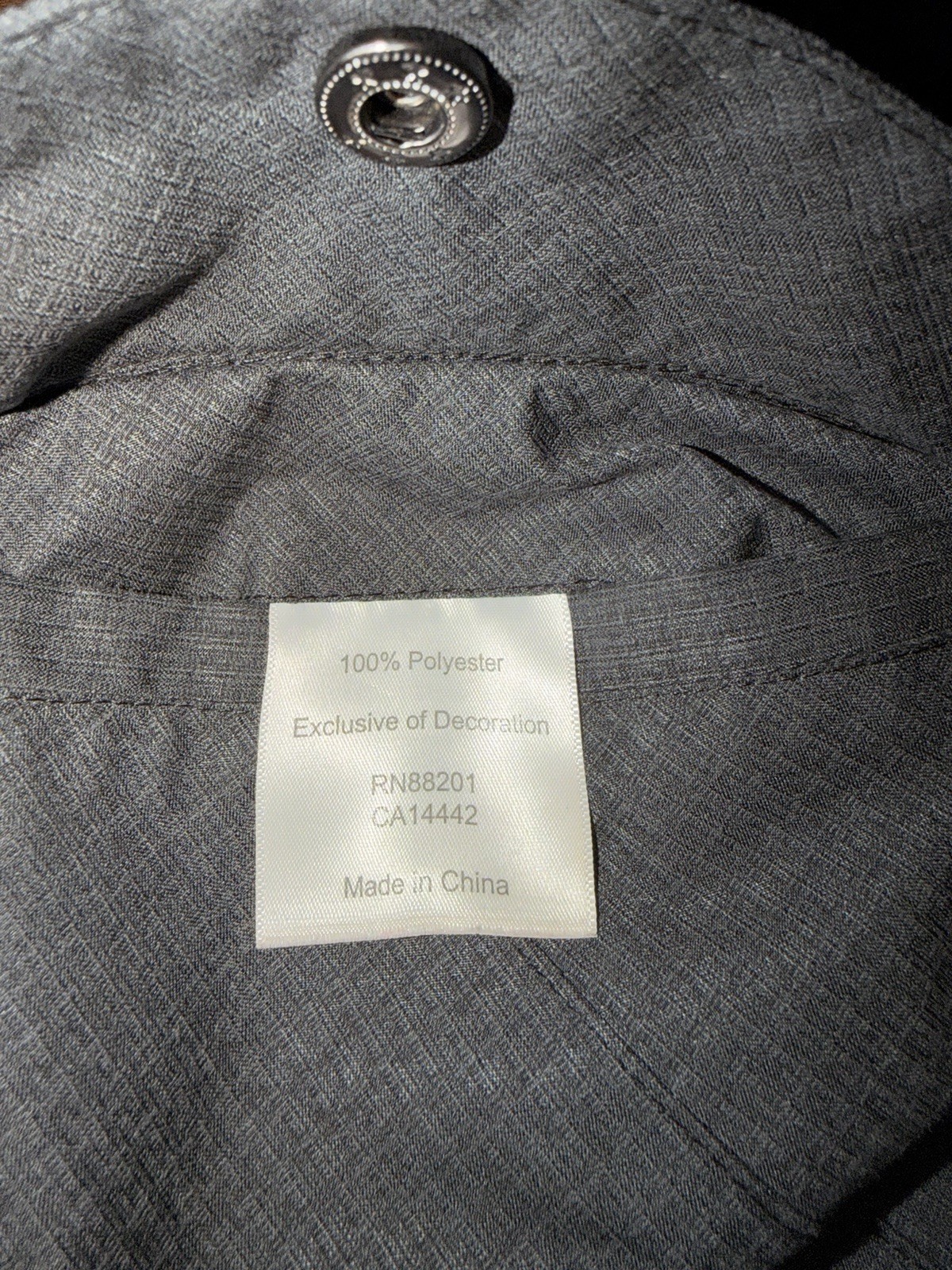 Mondetta Dark Gray Soft Shell Rain Windbreaker Hi… - image 12