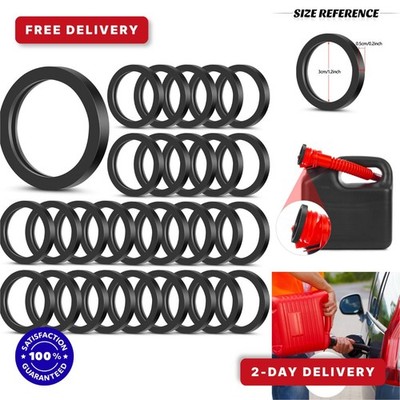 Frienda 10 Pieces Replacement Gas Can Spout Gaskets Rubber Seals