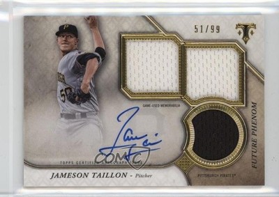 2017 Triple Threads Rookies and Future Phenoms 51/99 Jameson Taillon Auto 1ek2