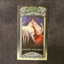 2020 Topps Allen & Ginter's Where Monsters Live Minis Under the Bed #MWML-9