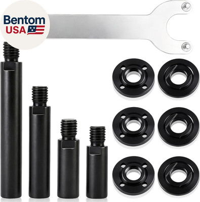 Angle Grinder Attachments Kit with 4 Extension Rods (5.5''/4''/3''/2''), 5/8 11In An