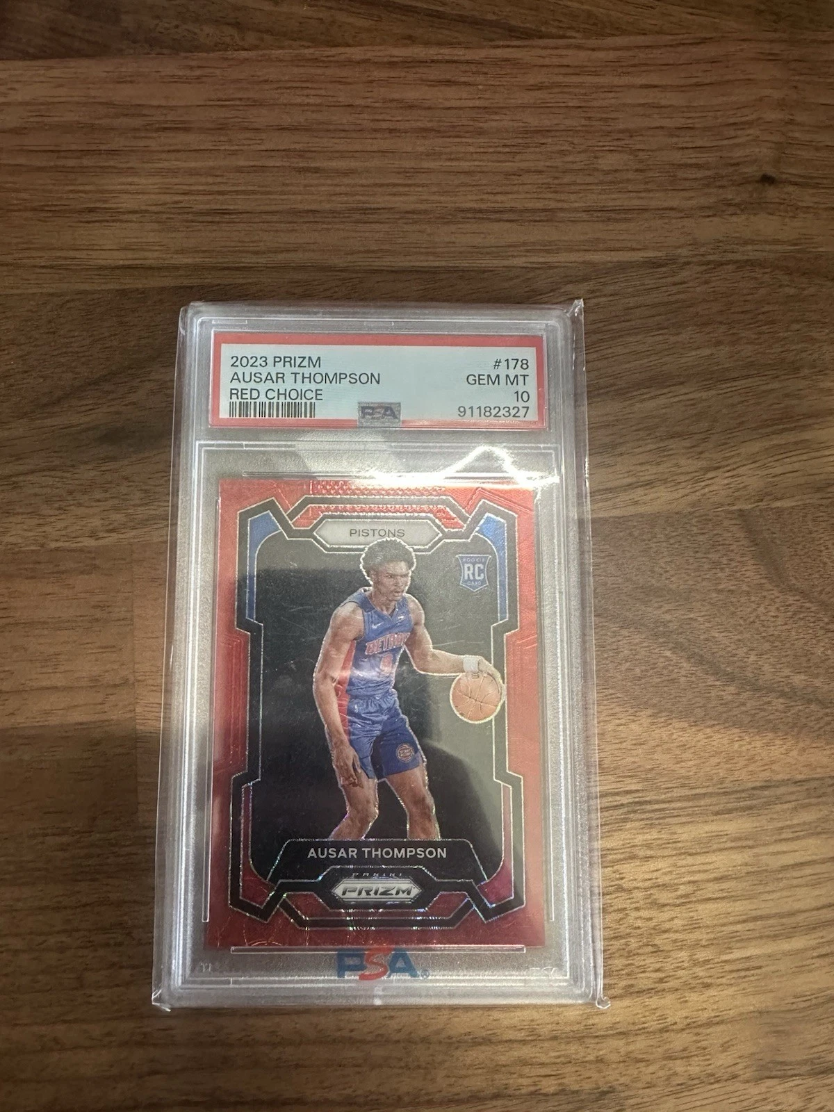 Deal for 2023-24 Panini Prizm Ausar Thompson Red Choice /88 Psa10 (RC)