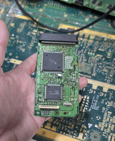 Sega Japan Saturn VA0 838-10834 Daughter Board ONLY-QUICK TEST-POWER & VIDEO