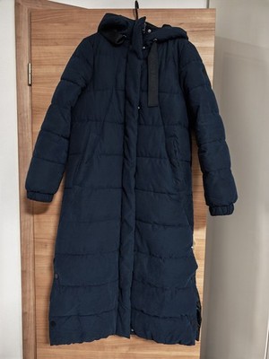 Langer Wintermantel QS By S.Oliver Größe S In Blau Top Zustand