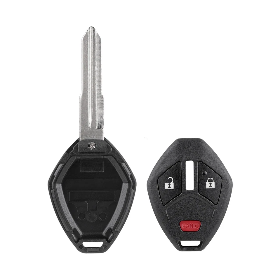 Repuesto de carcasa de 2 llaveros para Mitsubishi Endeavor Outlander Mirag Blade Foto 4 de 4