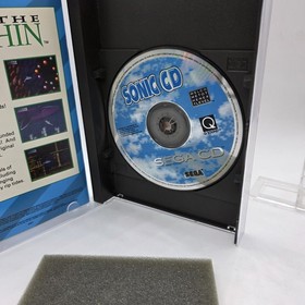 Sonic CD (Sega CD, 1993) Complete CIB w/Reg Card & Manual & Foam Block